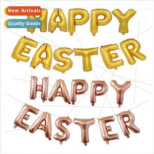 happy decoration alu set party balloon letter inch easter