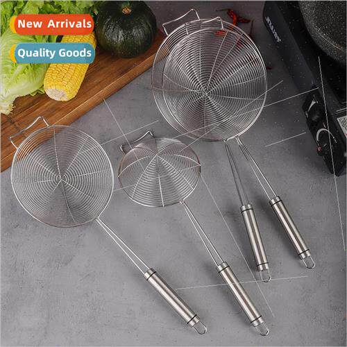 304 wire funnel frying noodle sieve hook hot pot funnel fish