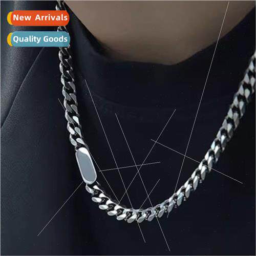 Europe nd hip-hop rock high set stainless steel thick Cuban