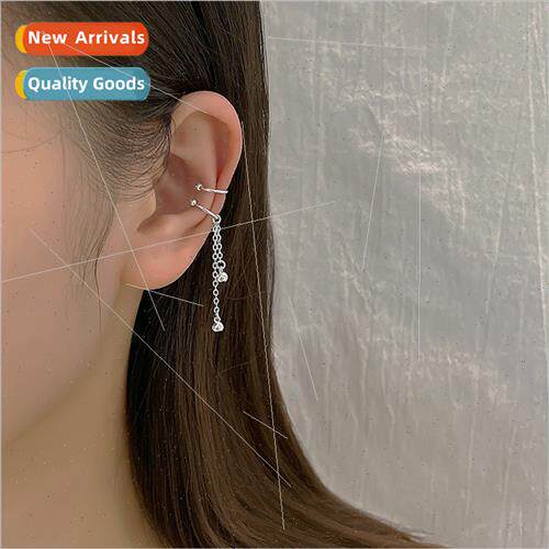 No ear hole fake earrings female nd cool cold wind fringe sm