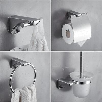 Hotel Bathroom Towel Rack Set Bathroom Shelf Wall Mount Bath