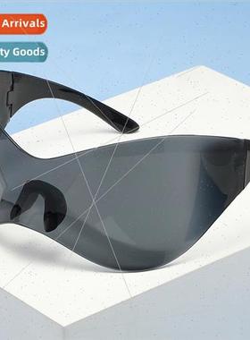 2023 Europe punk onepcs oversized frame Y2K sunglasses适用wo