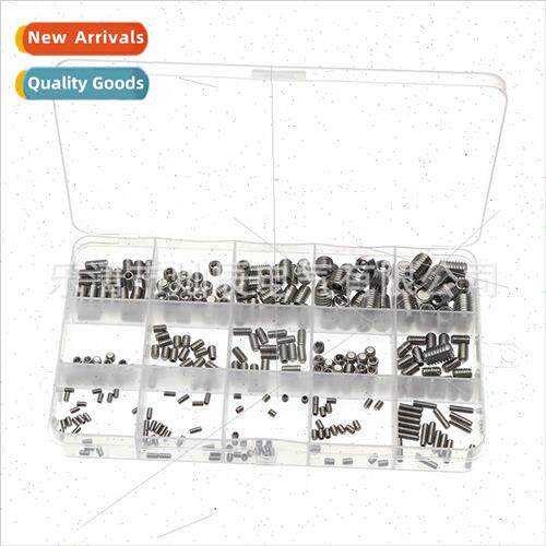 Headless Screws Box Set 300pcs Stainless Steel Hexagon Socke