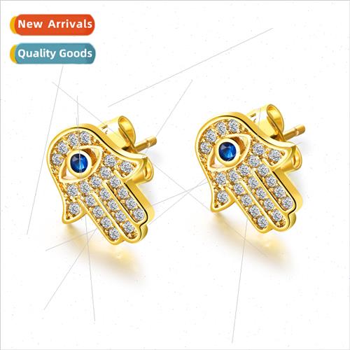 Europe Hamsa palm earrings fashion earrings match earrings