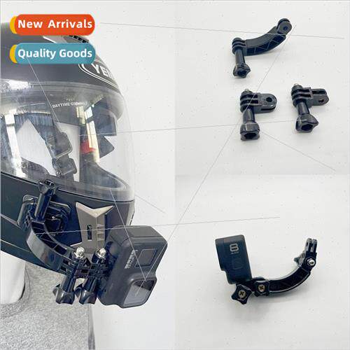 GoPro 10 short curved pole k helmet chinstrap co-extension l