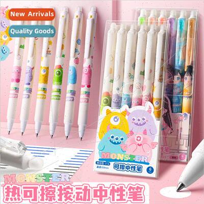 Push action erasable pen hot erasable pen cute pen crystal b
