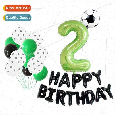 Soccer Numbers Birthday Balloon Package World Cup Theme Birt