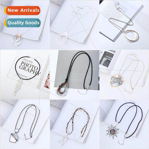 New Necklace High Fashion Retro Trend Versatile Pendant Euro
