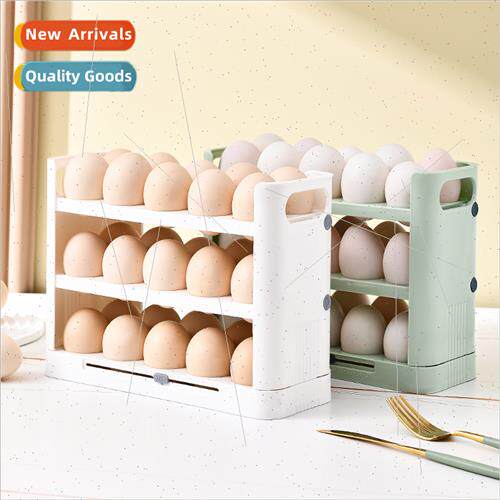 Egg organizer适用refrigerator side door narrow multi-layer f