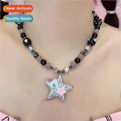 Y2K Millennial Spice Girls Subculture Necklace  che Colorful