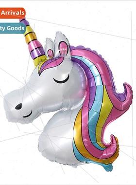 Balloon Party Large Unicorn Balloon Unicorn Horse Foil Ballo