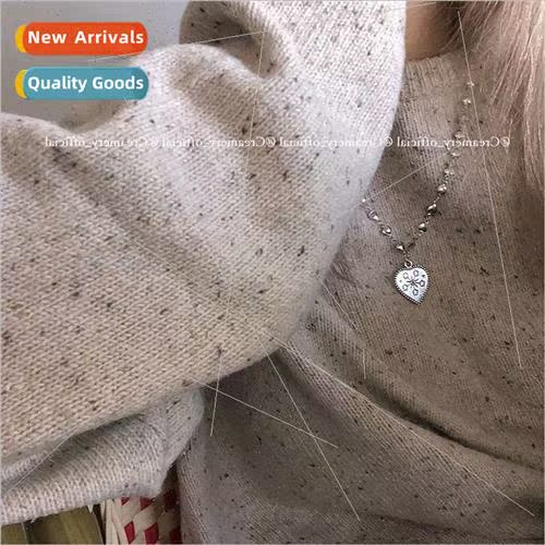 Sweet cool wind love snowflake ins hundred wh simple pendant