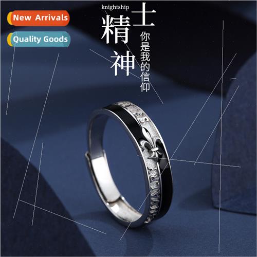 Chivalry men ring ins tide single ring simple tail ring inde