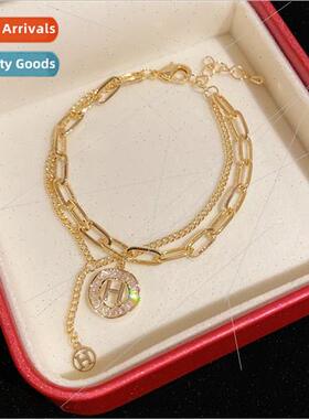 Hundred Layers Letter H Bracelet Women Matching Jewelry
