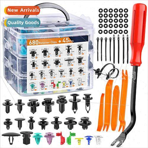 725pcs boxed snap car mounting clips 23 kinds bumper fender