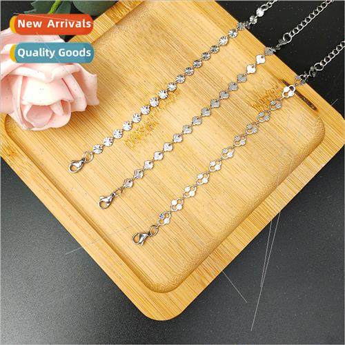 Europe new simple tanium steel stainless steel bracelet ladi