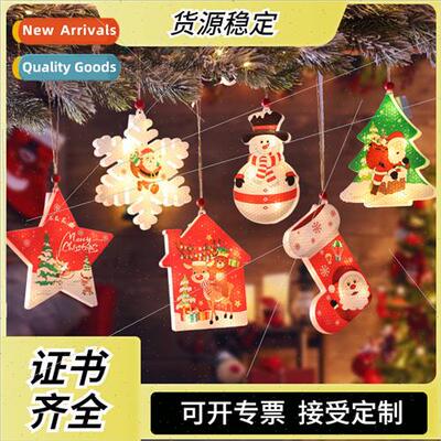 LED colorful lights Christmas e decoration hanging holiday r