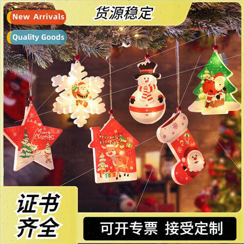LED colorful lights Christmas e decoration hanging holiday r
