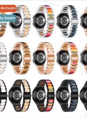 适用samsung galaxy watch6 stainless steel three beads betwee