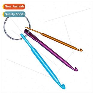 Colorful Aluminum Oxide Crochet Hooks ngle Head Knting Croch