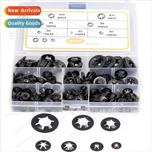 680pcs plum blossom retaining ring bearing clamp retaining r