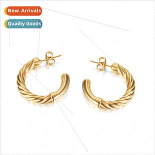 retro Europe commuter shaped earrings fashion geometric