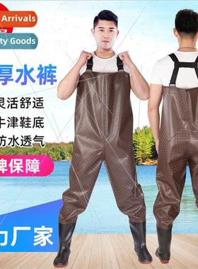 half rain pants waterproclothes men catching fishing onepcs