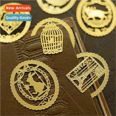Metal bookmarks creative animals dream lace lace learning st