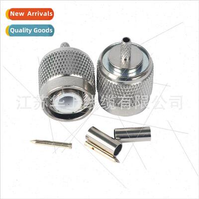 Copper TNC-C-J1.5 crimp 3pcs set TNC male to RG316 wire RF c