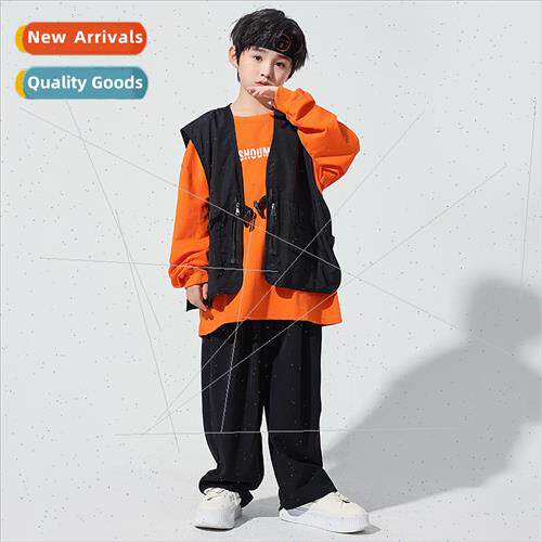 New Korea Girls Jazz Dance Costume Child Female jazz navel e