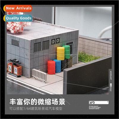 1:64 mini colorful oil drum model resin miniature figures sc