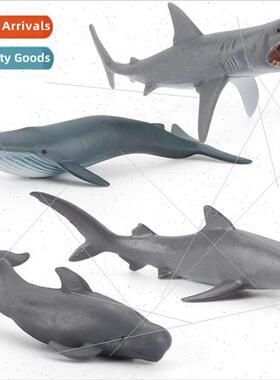 Mini sea creature model great whe shark blue whale pilot wha