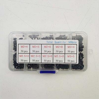 500pcs Box KM Computer Laptop Screws Set Phillips Screws M2M