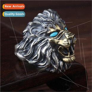 Fashion Men Bully on Head Vintage Punk Rock lver Finger Open