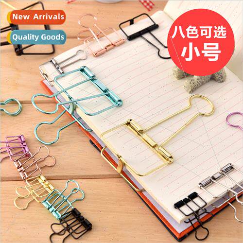 Small colorful storage colorful hollow long tail clip bill h