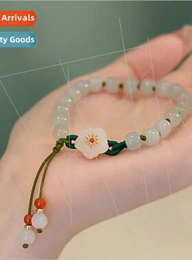 Bright color jewelry bracelet female summer niche hrope bead