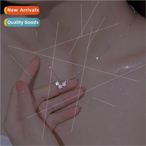 Small star necklace women niche collarbone chain premium jew