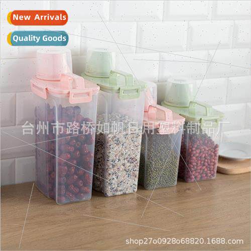 Rice Bucket 2022 New Portable Rice Bucket wh Measuring Cup 2