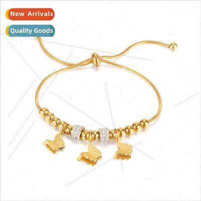 Korea Fashion che Stainless Steel Stereoscopic Butterfly Dra