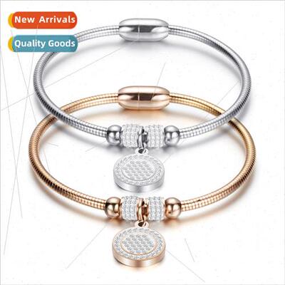 Europe Ins fashion new round diamond magnet can move fashion