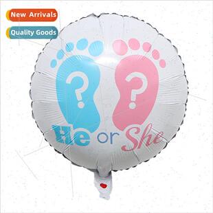 New 18 inch He or She question mark ball Men women baby gend
