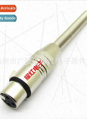 3 pole XLR Microphone Accessories Long spring microphone plu