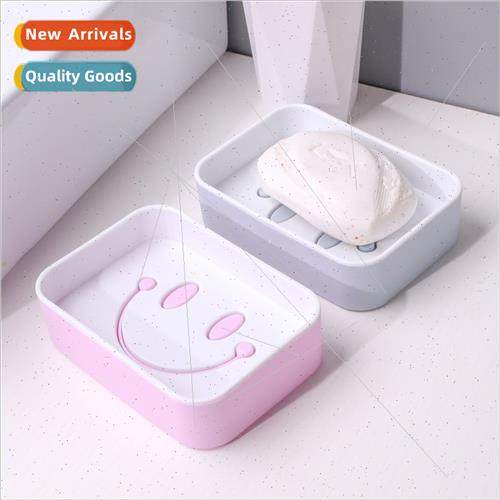 Europe double draining thickened smiley tray soap box large