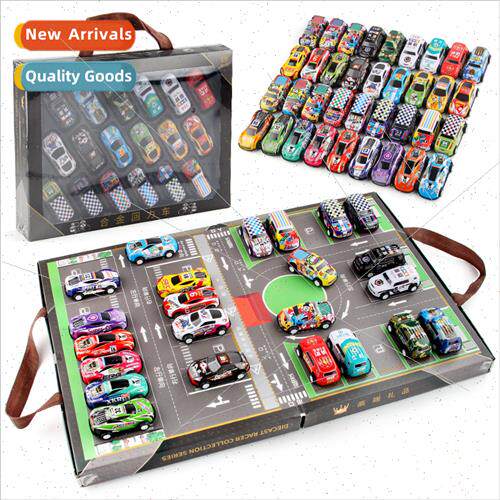 New puzzle alloy car model toys 1:72 alloy racing car 36 set