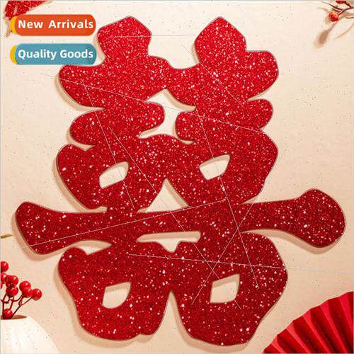 happy word sticker bedroom door wedding room decoration set