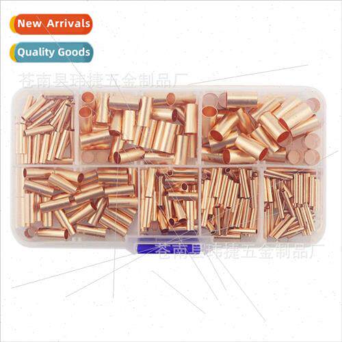 Copper Connection Tube 250PCS Small Copper Tube GT1-6mm Purp