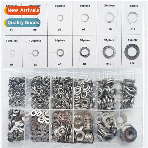 790PCS Stainless Steel Spring Washers Boxed M4-M12 Spring Wa