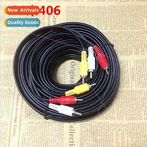 Audio Video Cable AV Cable TV Cable 6 Heads Cable 3RCA to 3R