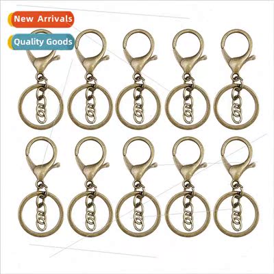 30mm key ring wh chain ring flat ring hanging waist hanging