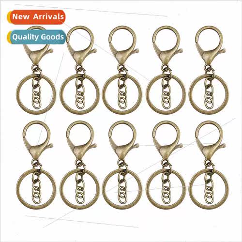 30mm key ring wh chain ring flat ring hanging waist hanging